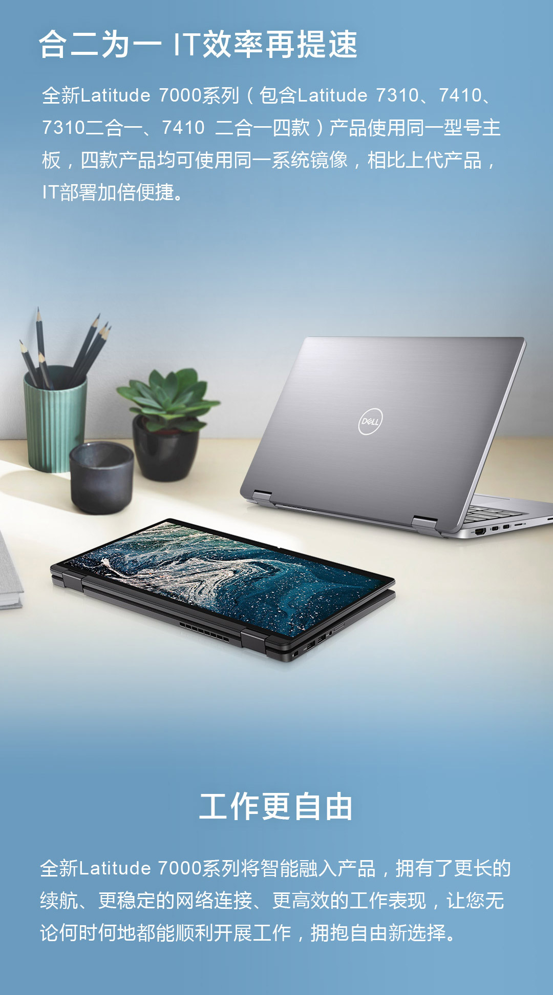 戴尔latitude 7410 14英寸商用笔记本电脑或二合一笔记本-笔记本-戴尔
