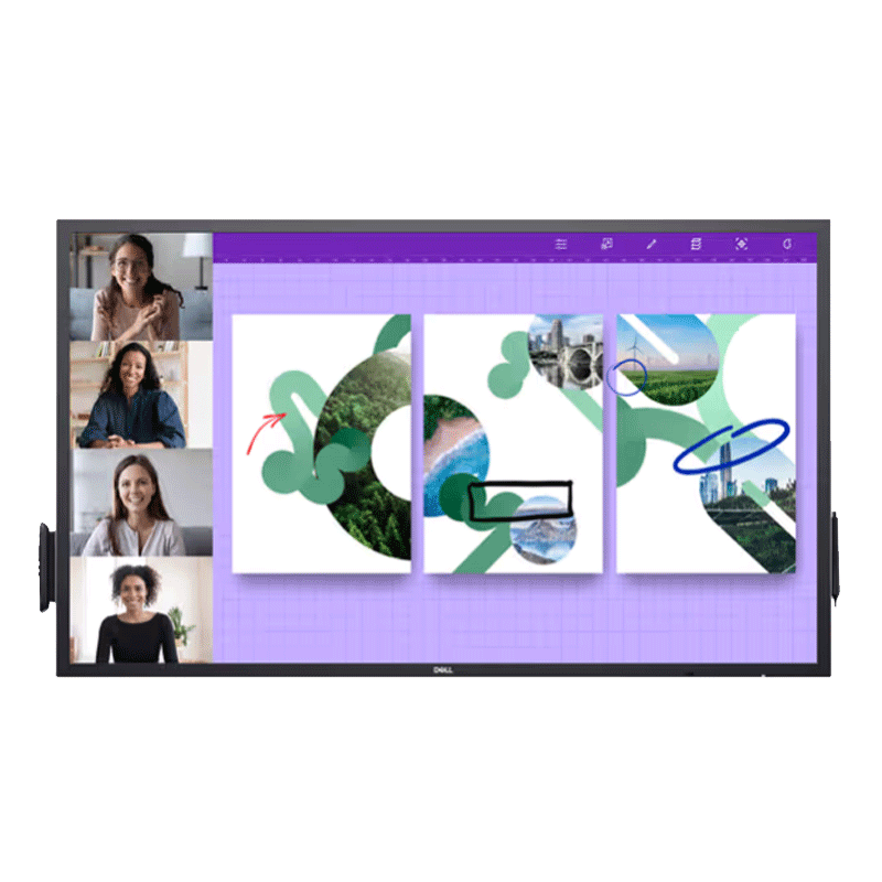 戴尔 75 4K 交互式触控显示器 - P7524QT